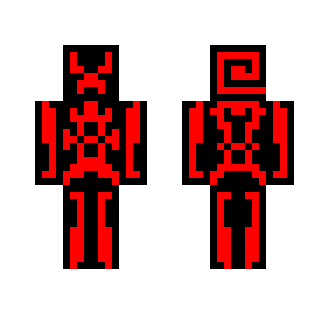 Tron Outfit (Red Edtion) - Interchangeable Minecraft Skins - image 2