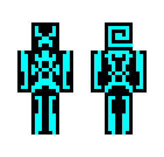 Tron Outfit (NEON Blue Edition) - Other Minecraft Skins - image 2