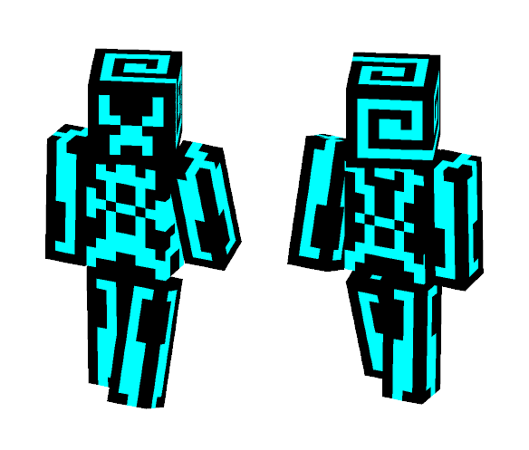 Tron Outfit (NEON Blue Edition) - Other Minecraft Skins - image 1