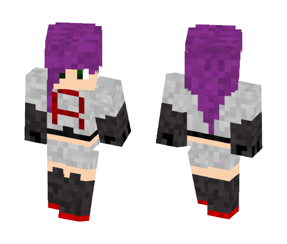Jessie (Team Rocket) - Male Minecraft Skins - image 1