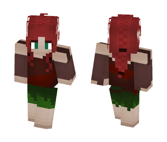 Wood Elf - Female Minecraft Skins - image 1