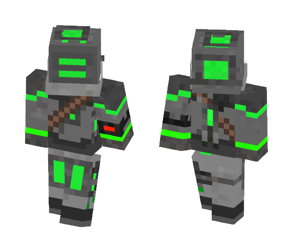The Winger - MIlitary Robot - V3 - Male Minecraft Skins - image 1