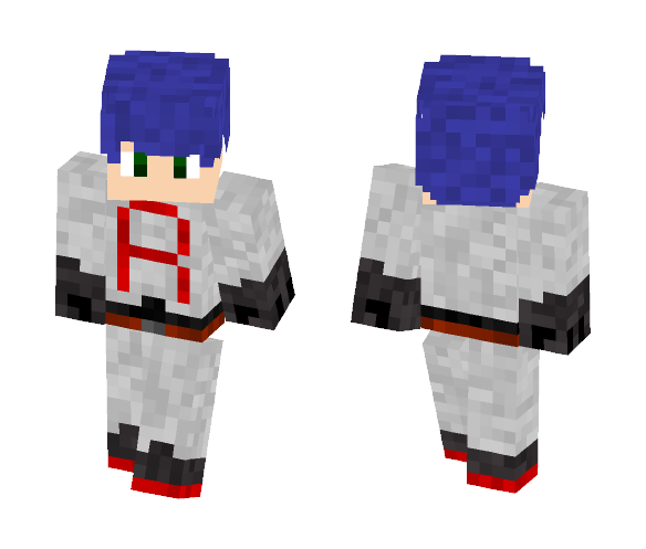 James (Team Rocket) - Male Minecraft Skins - image 1