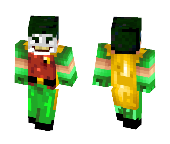 Robin with Joker makeup - Male Minecraft Skins - image 1