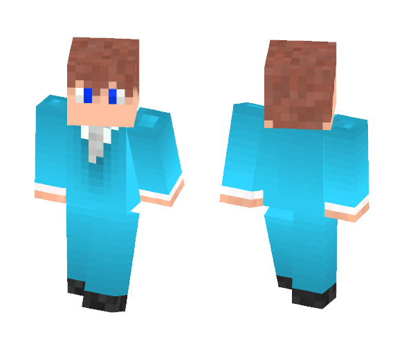 A Fancy Blue Suit - Male Minecraft Skins - image 1