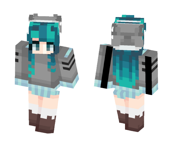 Blue // - Female Minecraft Skins - image 1