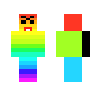 The Rainbow Monster Thingy... - Interchangeable Minecraft Skins - image 2