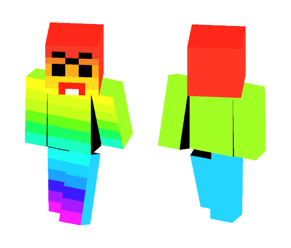 The Rainbow Monster Thingy... - Interchangeable Minecraft Skins - image 1