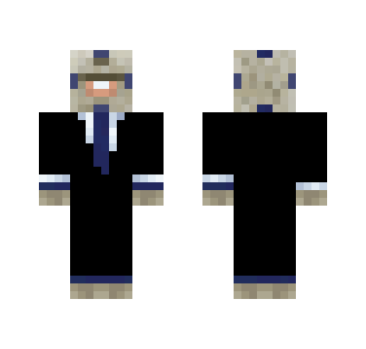 Elder Guardian In A Suit - Male Minecraft Skins - image 2