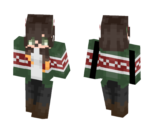 Christmas jacket~~ Contest Entry - Christmas Minecraft Skins - image 1