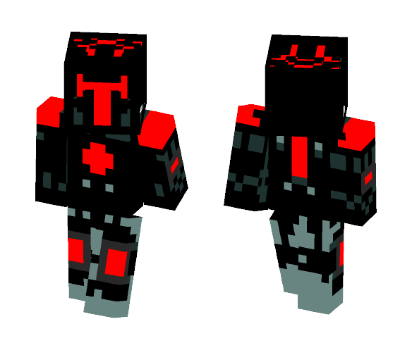 black tech knight - Male Minecraft Skins - image 1