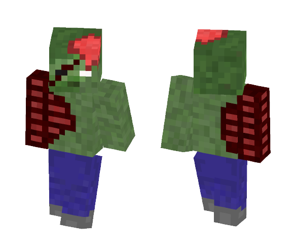 Strong Zombie (HOTD2) - Male Minecraft Skins - image 1
