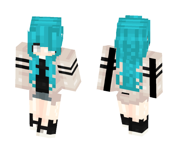 Standing in the Rain ~ - Female Minecraft Skins - image 1