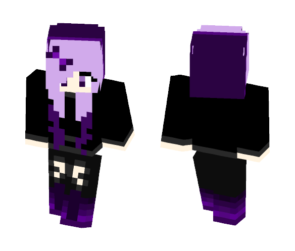 ♥In love With Purple♥ - Female Minecraft Skins - image 1