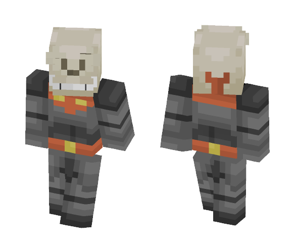 Royal Guard Papyrus - Undertale - Male Minecraft Skins - image 1