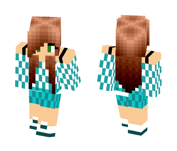 Checkerboard Lover - Female Minecraft Skins - image 1