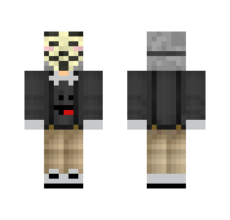 hacker skeleton - Male Minecraft Skins - image 2