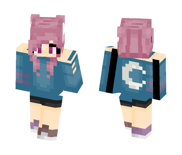Eclipse in the Stars (50?) - Female Minecraft Skins - image 1