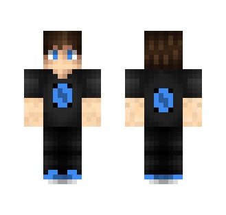Blue Lightning Shirt - Male Minecraft Skins - image 2