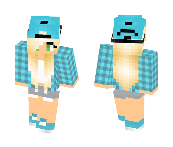 Hot Blonde Girl (The Original) - Girl Minecraft Skins - image 1