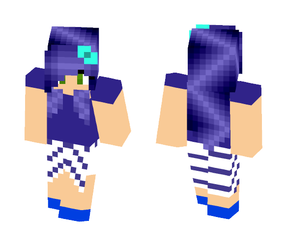 Blue Girl Skin - Girl Minecraft Skins - image 1
