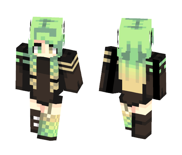 Acid neko - Female Minecraft Skins - image 1