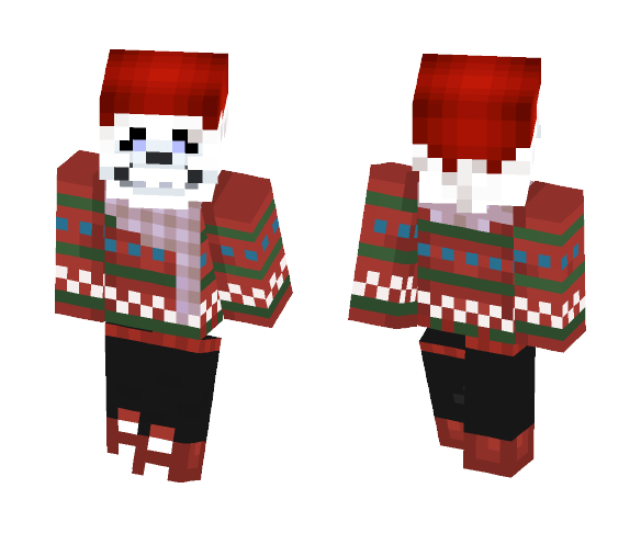 Christmas Sans - Christmas Minecraft Skins - image 1