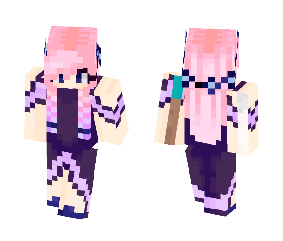 [Contest] Cotton Candy Witch - Female Minecraft Skins - image 1