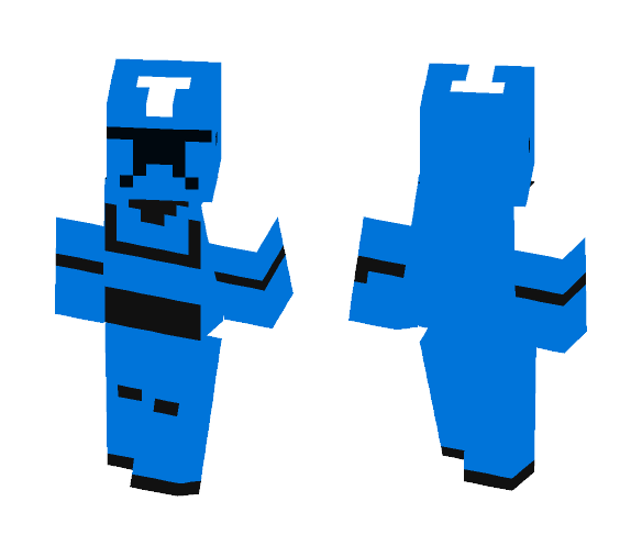 Unidentified Blue squad commando - Male Minecraft Skins - image 1