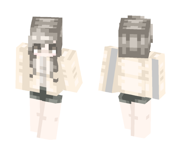 Barefoot on the beach - Female Minecraft Skins - image 1