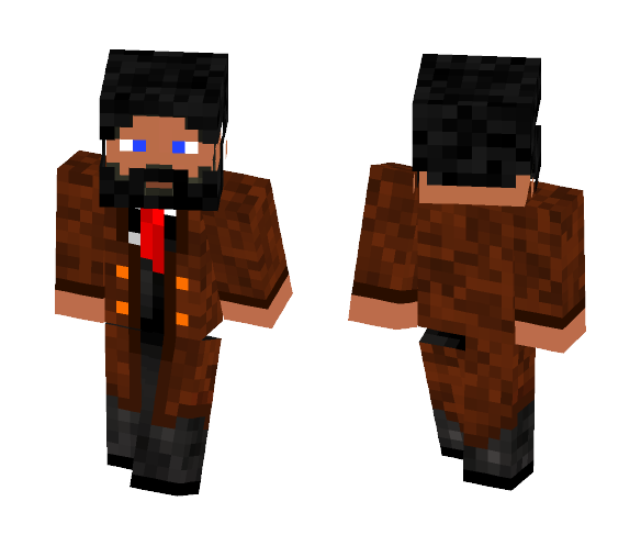 Man suit and beard - Male Minecraft Skins - image 1