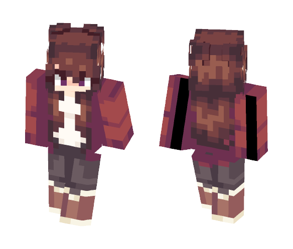 Cozy By The Fire - Female Minecraft Skins - image 1