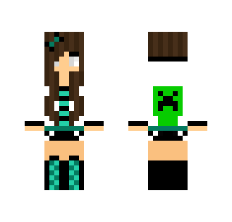 Herobrine Girl - Girl Minecraft Skins - image 2