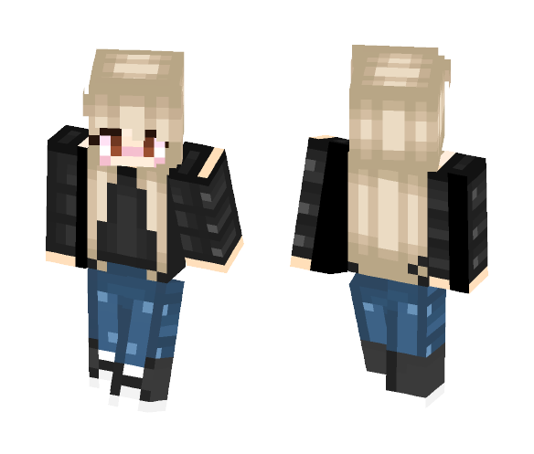 ???? Damn that's edgy ???? - Female Minecraft Skins - image 1