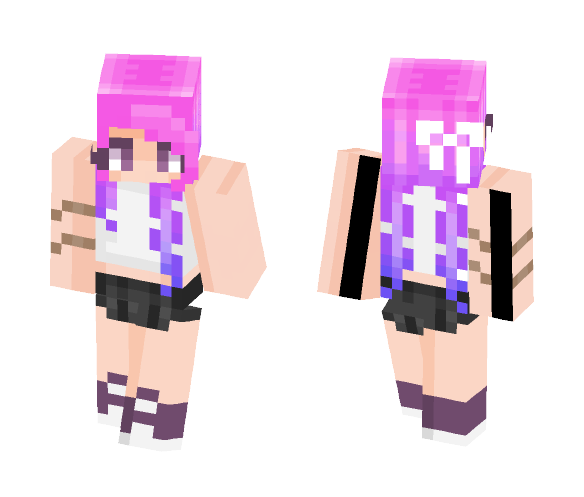 Don't stop the music - Female Minecraft Skins - image 1