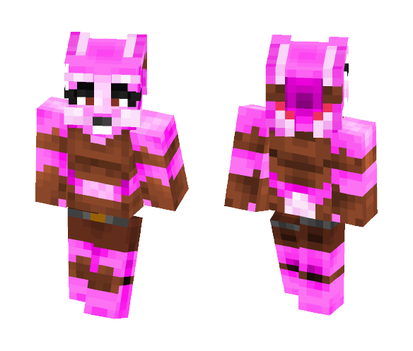 Bunny Warrior ( Female ) - Female Minecraft Skins - image 1