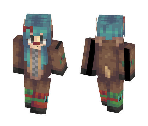 Happy Thanksmas - Female Minecraft Skins - image 1