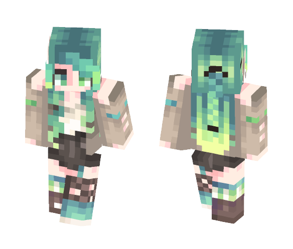 Toxic // fs - Female Minecraft Skins - image 1