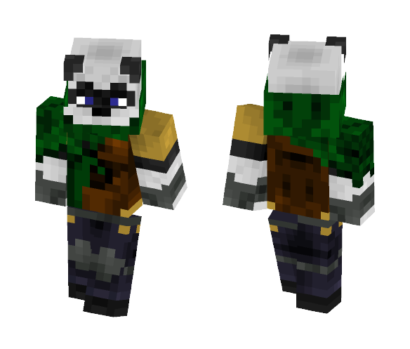 Fantasy Hunter Panda - Male Minecraft Skins - image 1