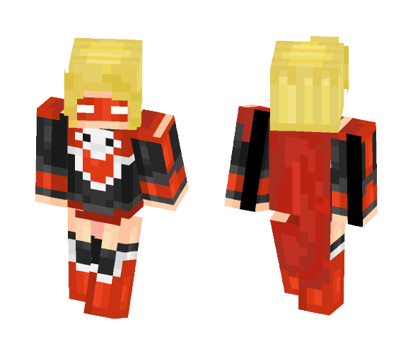Supergirl - Red Lantern - Female Minecraft Skins - image 1