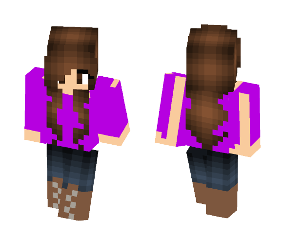 Fall girl - Girl Minecraft Skins - image 1