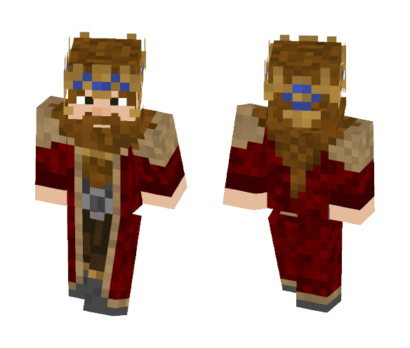 Dwarf king v.2 - Male Minecraft Skins - image 1