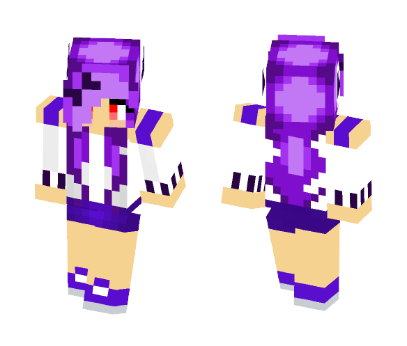 Purple Fox~~ - Female Minecraft Skins - image 1