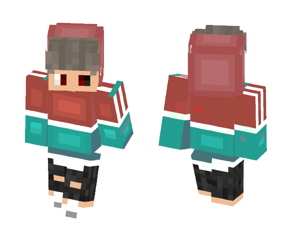 Red-Blue Male - Male Minecraft Skins - image 1