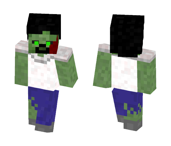 Zombie 3 (dark Scape 4D) - Male Minecraft Skins - image 1