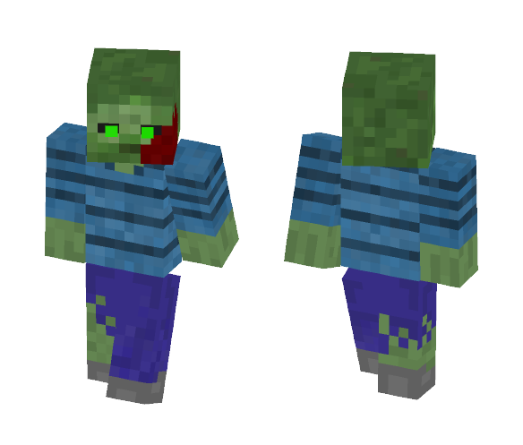 Zombie 2 (Dark Scape 4D) - Male Minecraft Skins - image 1