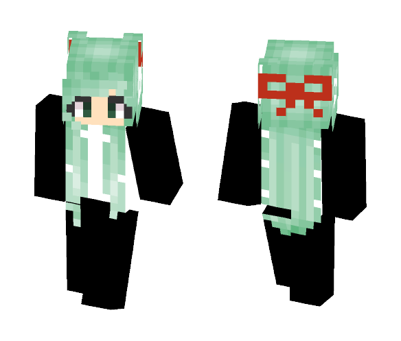 Panda girl - Girl Minecraft Skins - image 1