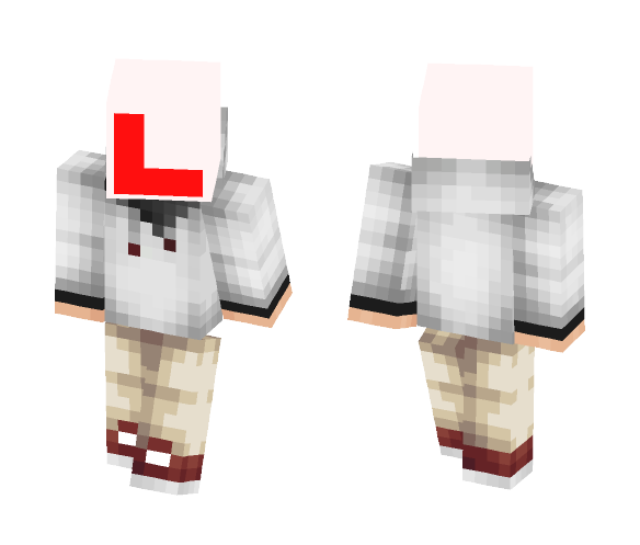 The creepy L head - Male Minecraft Skins - image 1