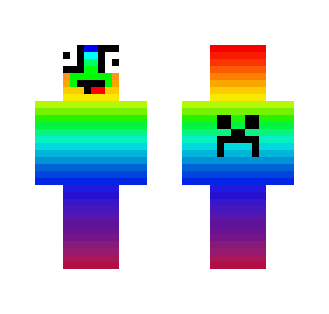 rainbow guy - Male Minecraft Skins - image 2