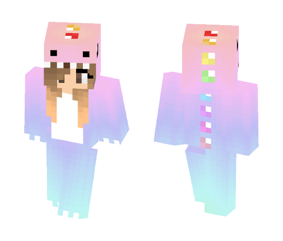 Dino girl - Girl Minecraft Skins - image 1